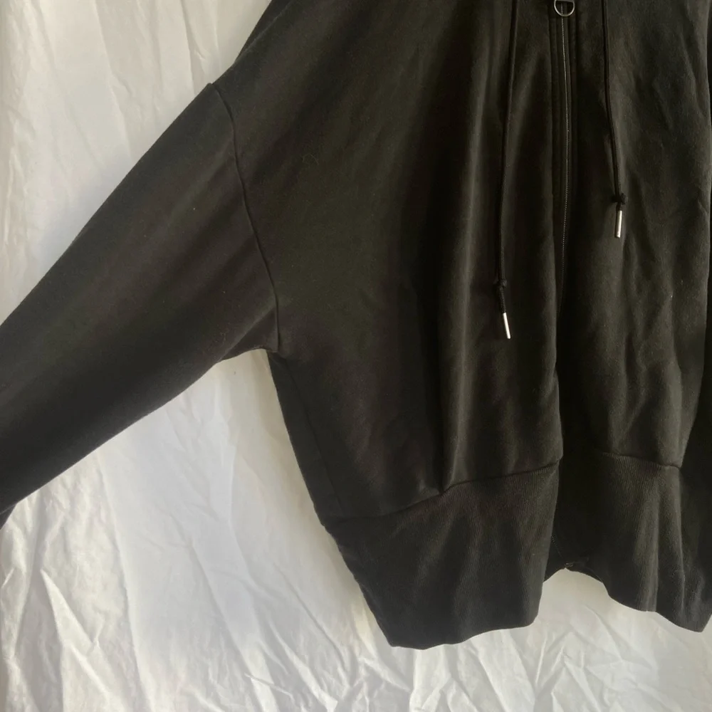 Athleta Black Balance Hoodie Jacket Size Large - Picture 3 of 13